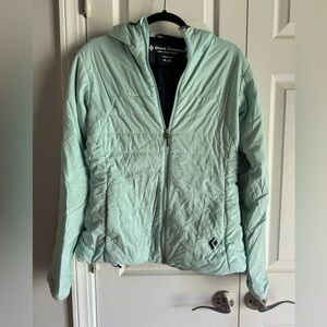 Black Diamond Women's Pale Blue First Light Hoody, EUC, Size M